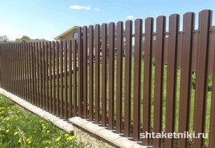 Штакетник широкий 115 мм 8017 шоколад в городе Уральск